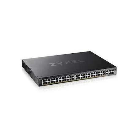 Zyxel 48-port GbE L3 Access PoE+ Switch with 6 10G Uplink 600 W XGS222054HP